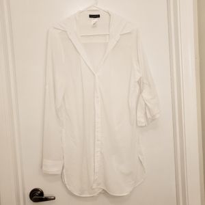 Tommy Bahama crinkle-finish Boyfriend Shirt